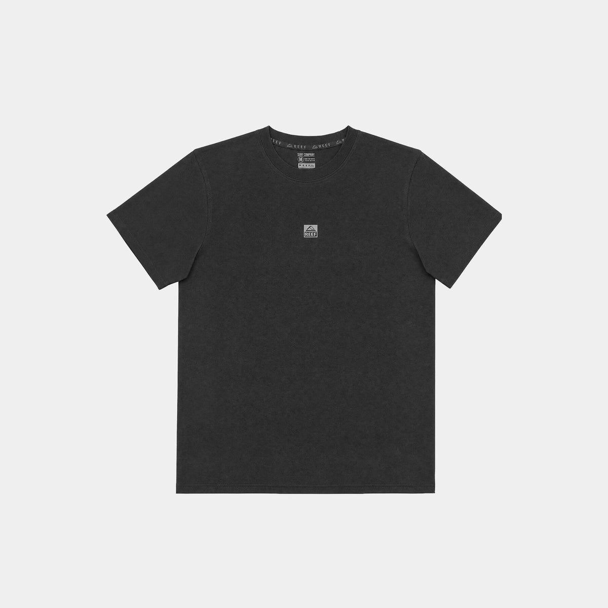 Polera Reef Men Basic Logo Wave Black