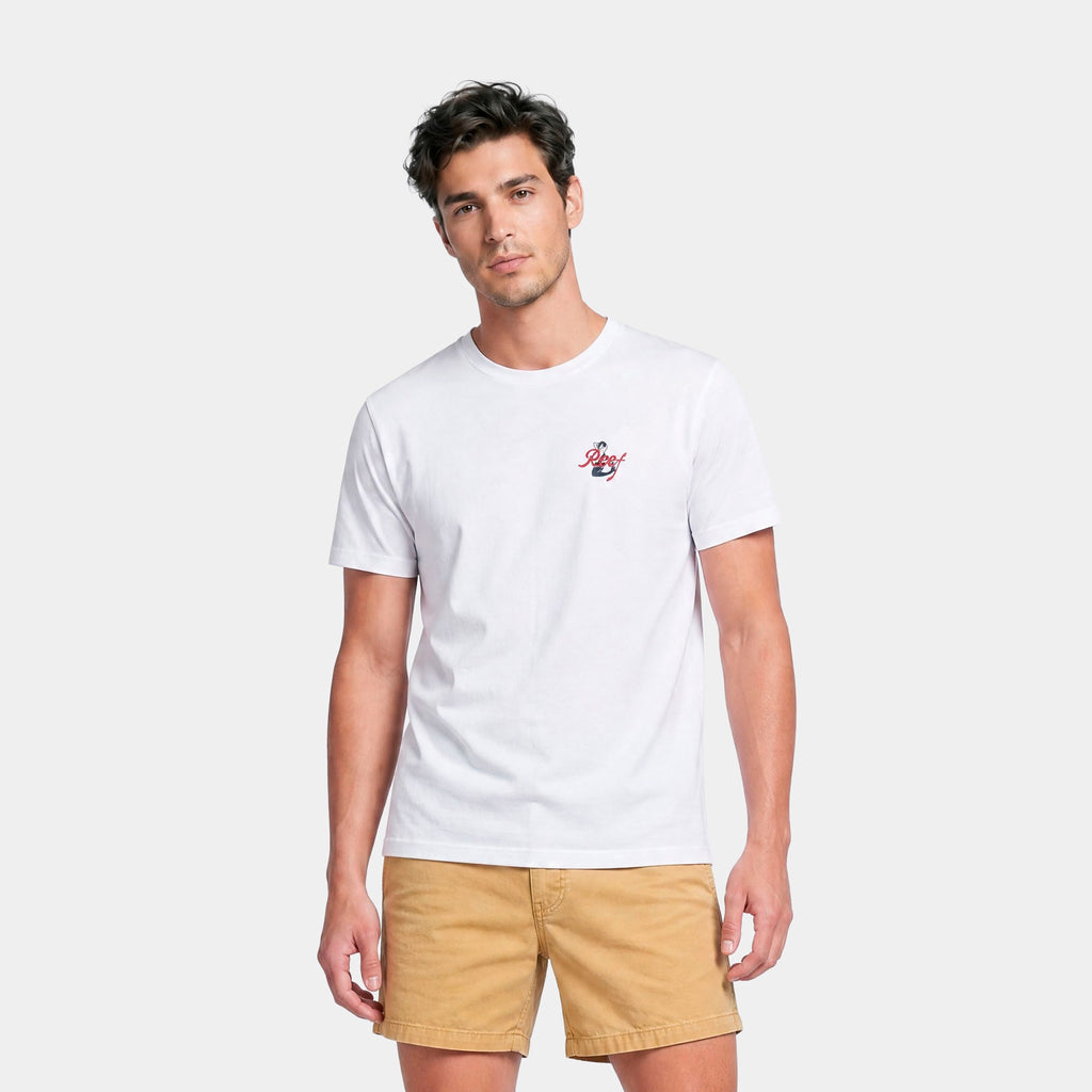 Polera Reef Men Sirena Blanco