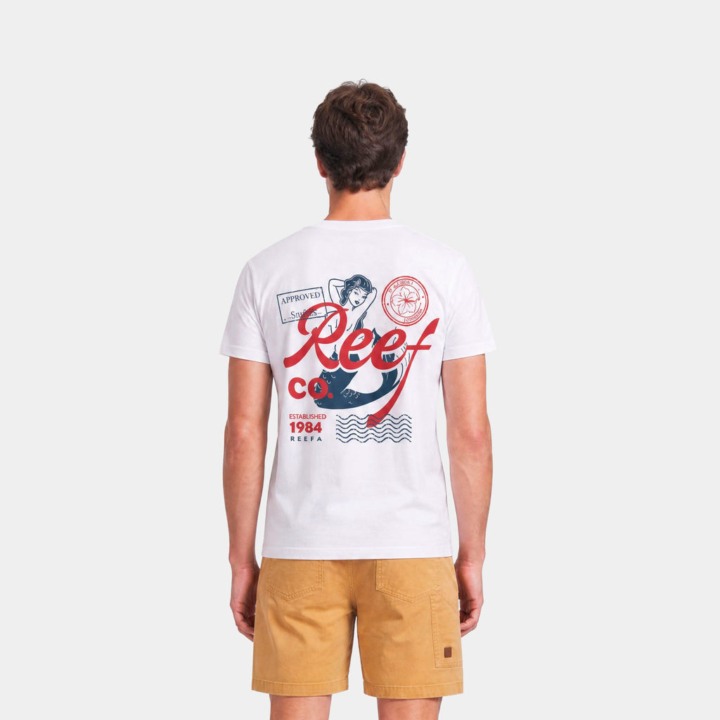 Polera Reef Men Sirena Blanco