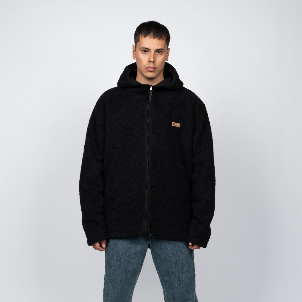 Sherpa Reef Men Full Zipper Black