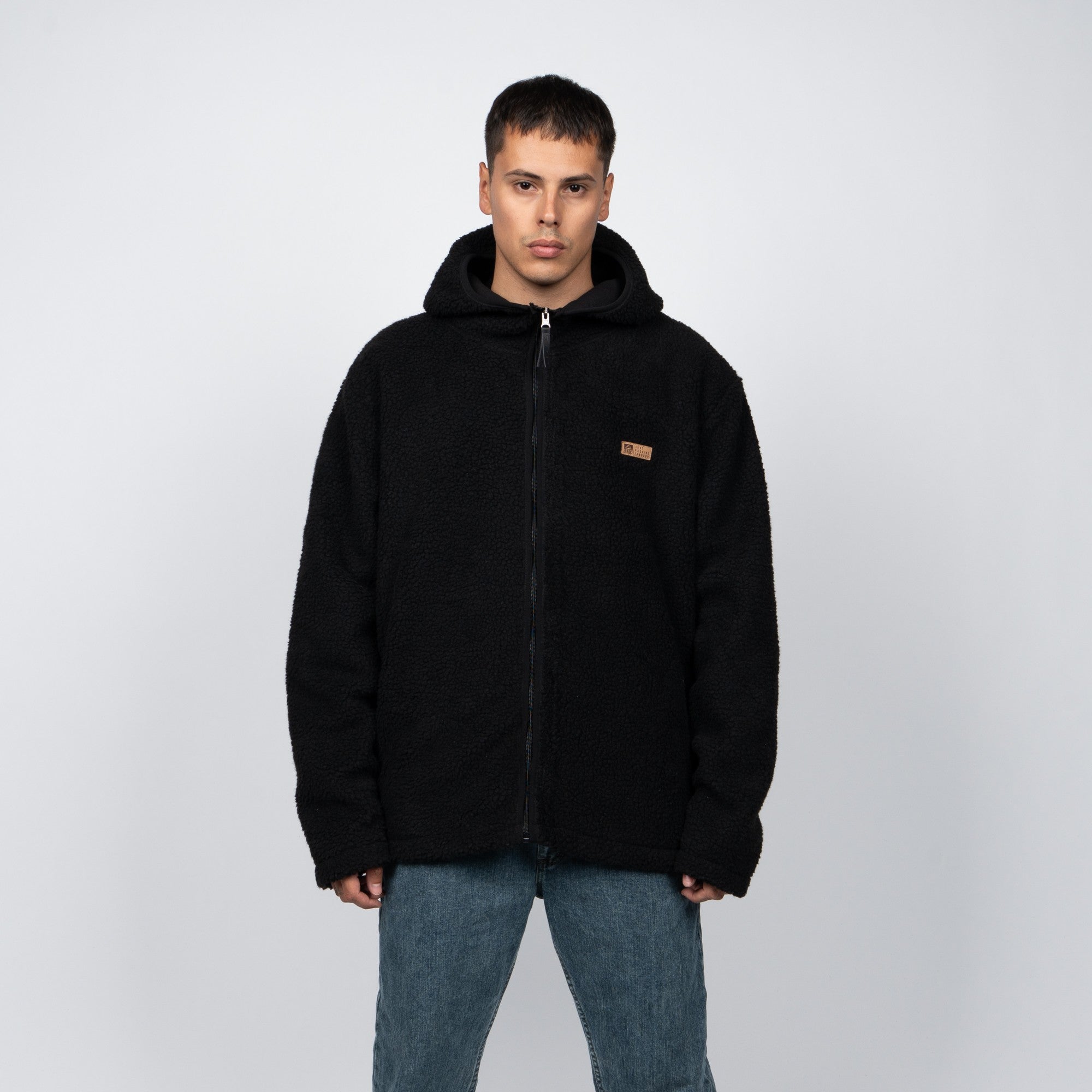Sherpa Reef Men Full Zipper Black
