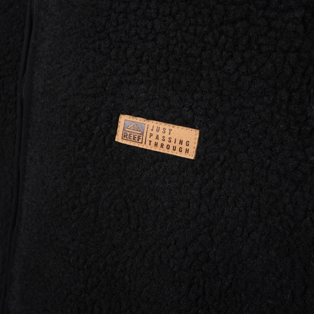 Sherpa Reef Men Full Zipper Black