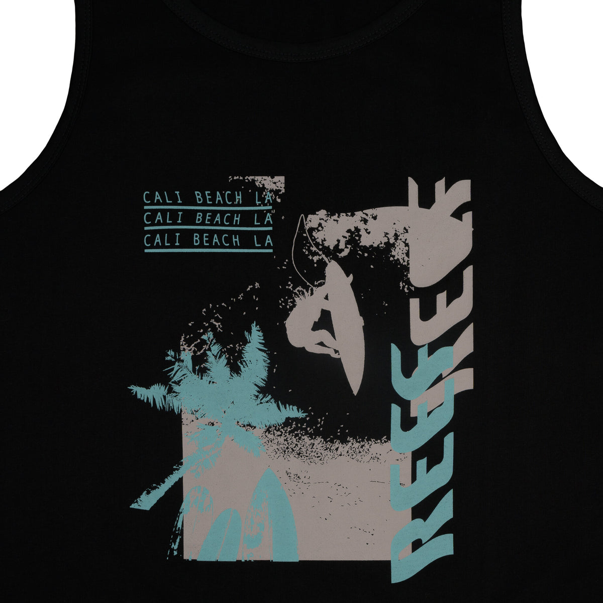Poleras S/M Reef Hombre Negro