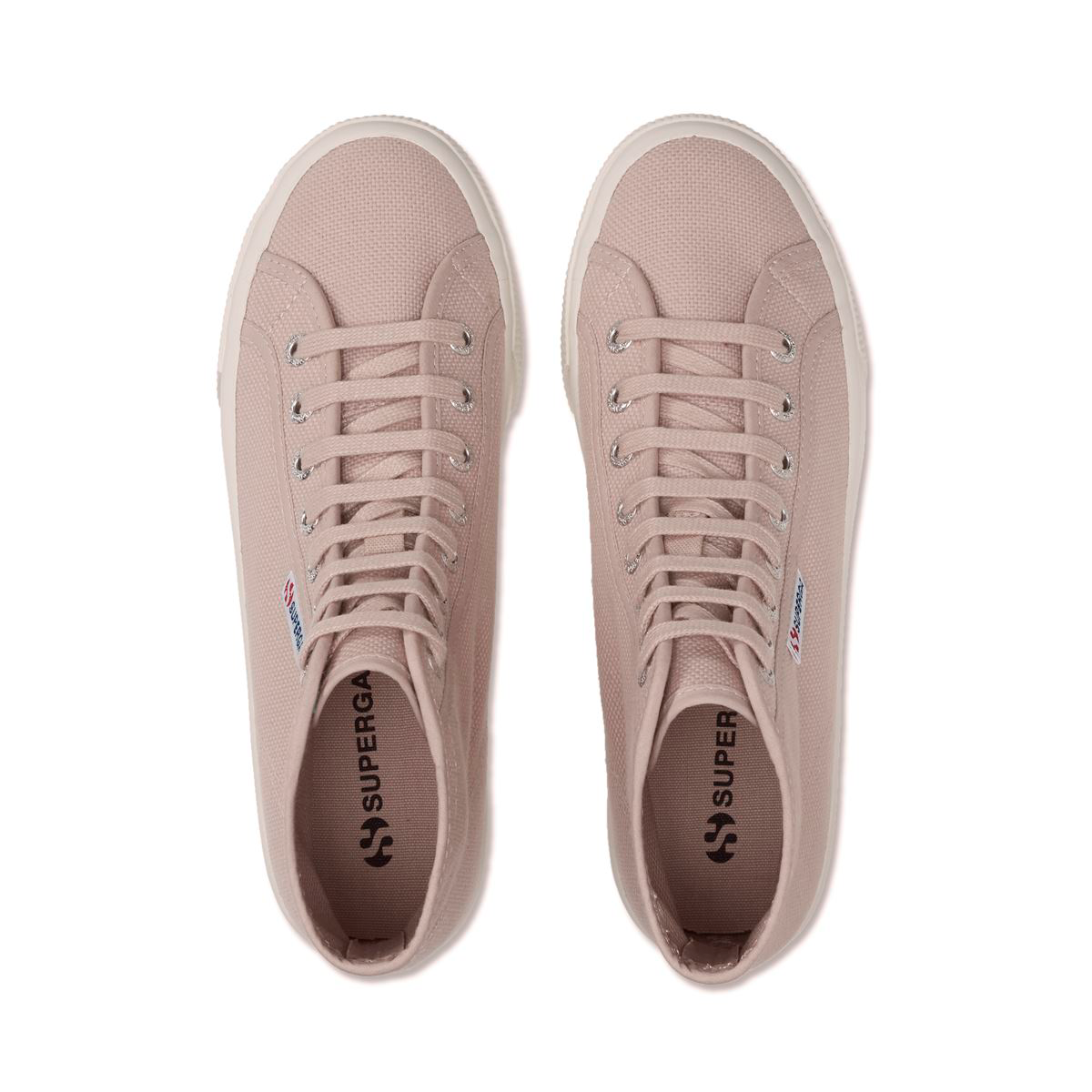 Zapatilla 2708 Hi Top Pink Skin F Avorio