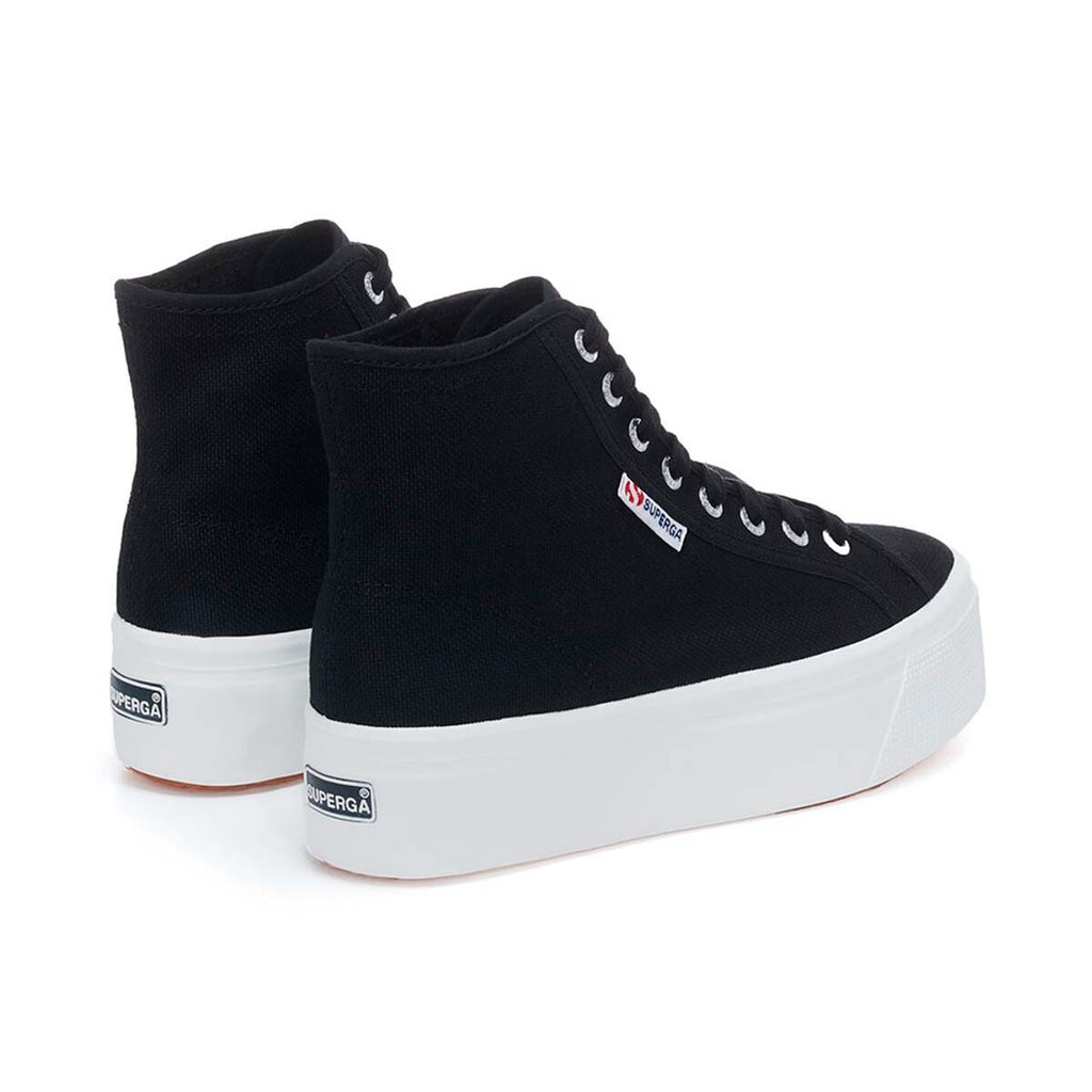 Zapatilla 2708 Hi Top Black F White