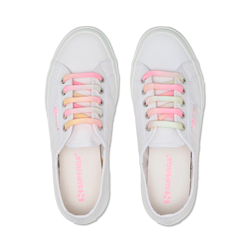 Zapatilla 2750 Shaded Lace White Candle Multi
