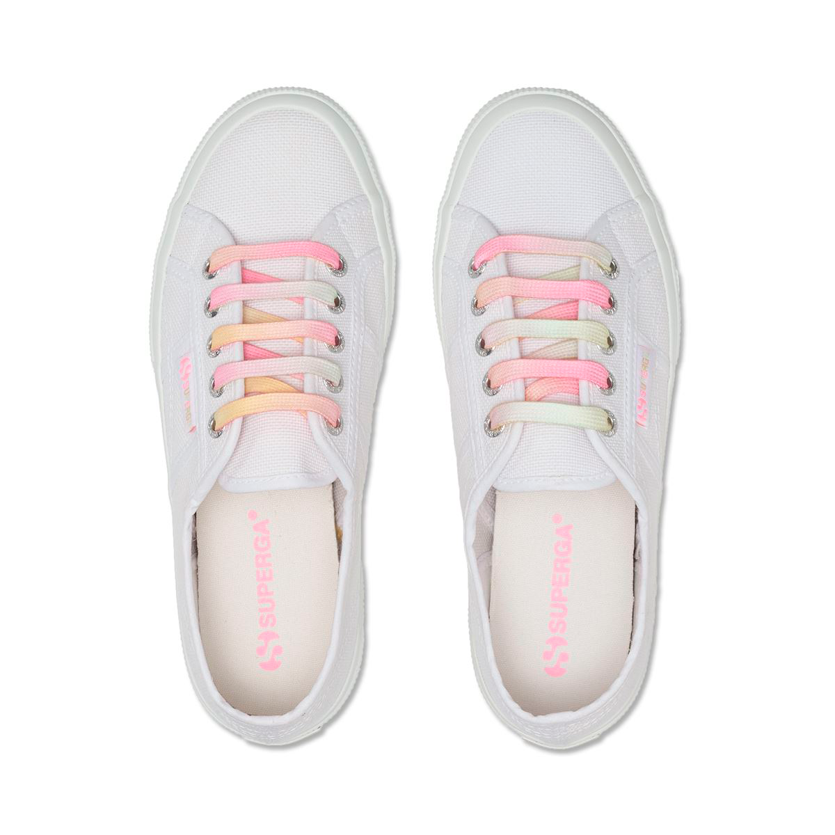 Zapatilla 2750 Shaded Lace White Candle Multi