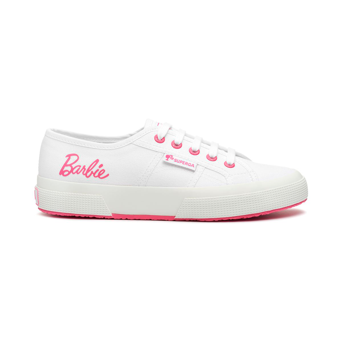 Barbie x Superga 2750 Zapatilla Big Logo White Pink