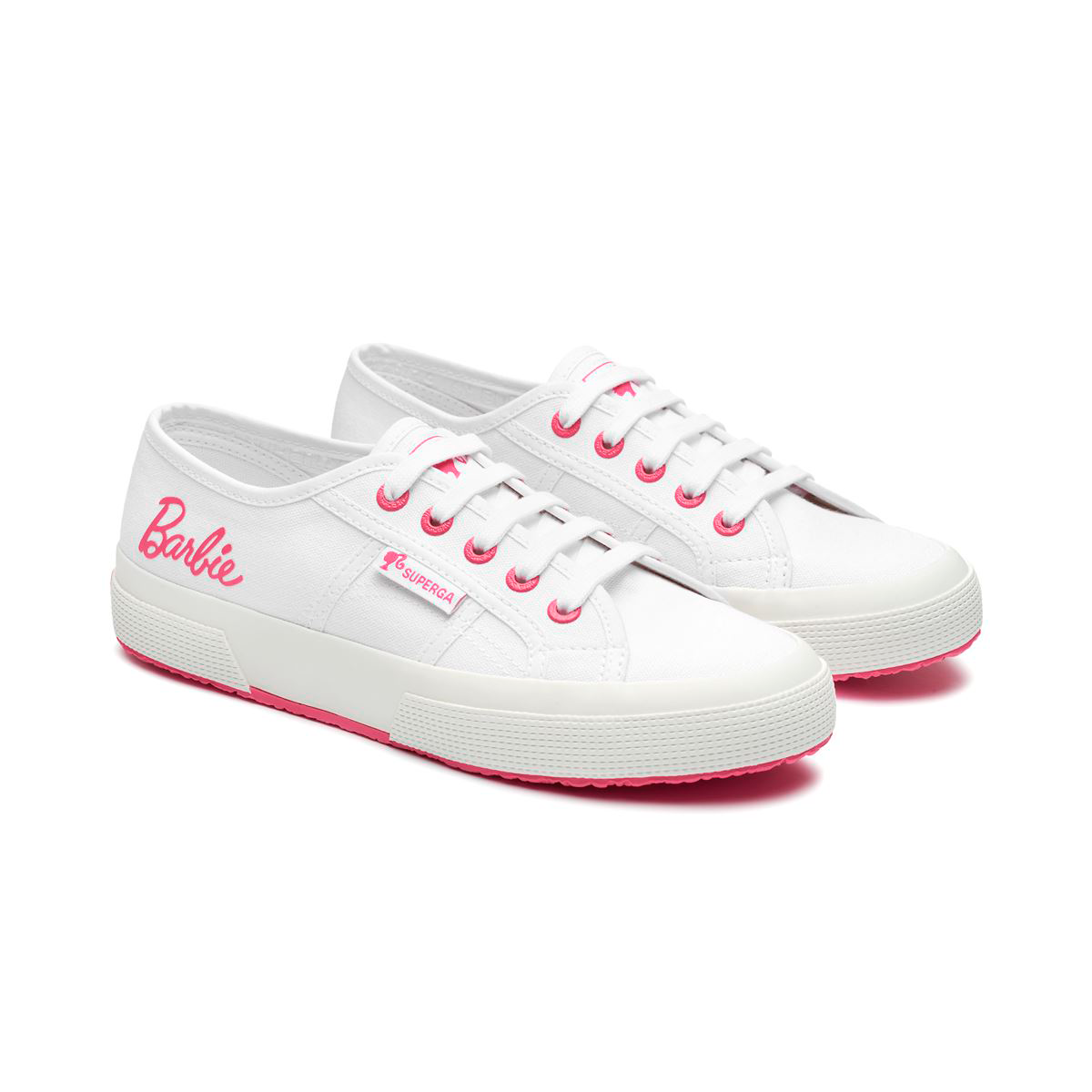 Barbie x Superga 2750 Zapatilla Big Logo White Pink