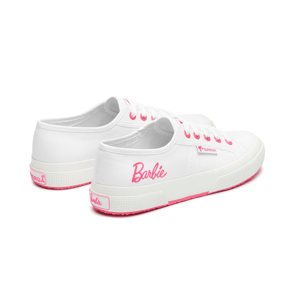 Barbie x Superga 2750 Zapatilla Big Logo White Pink