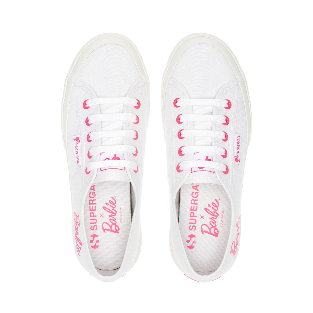 Barbie x Superga 2750 Zapatilla Big Logo White Pink