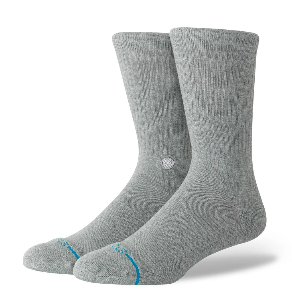 Stance Socks Icon Grey Heather