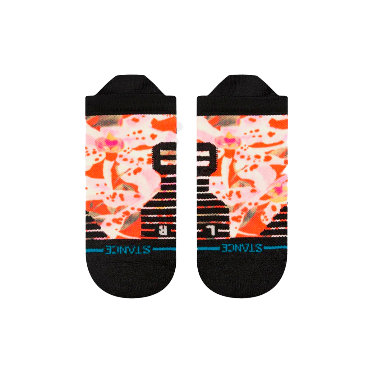 Stance Sock Women Encyclia Mid Tab Black Red