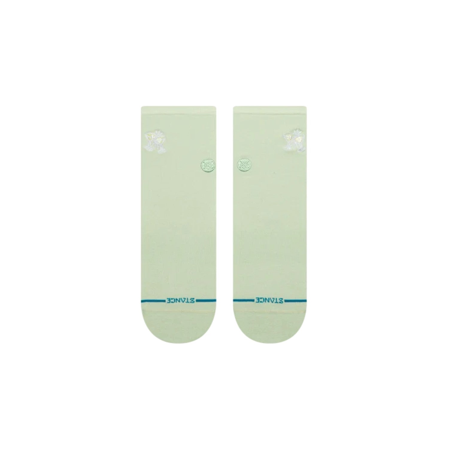 Stance Socks Women Fine Rib Quarter Green