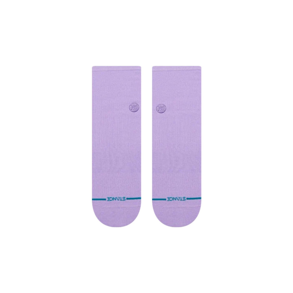 Stance Socks Women Fine Rib Quarter Purple