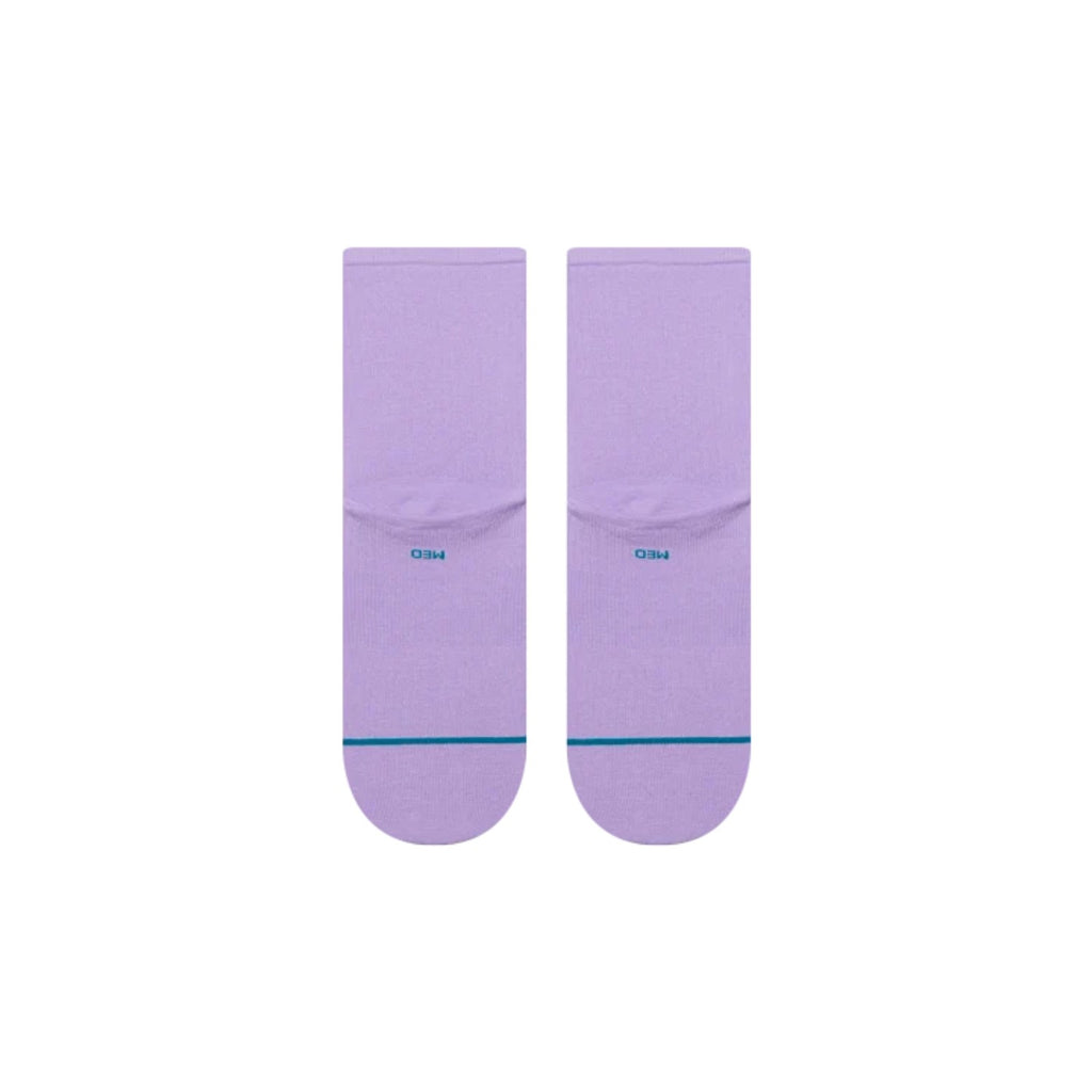 Stance Socks Women Fine Rib Quarter Purple