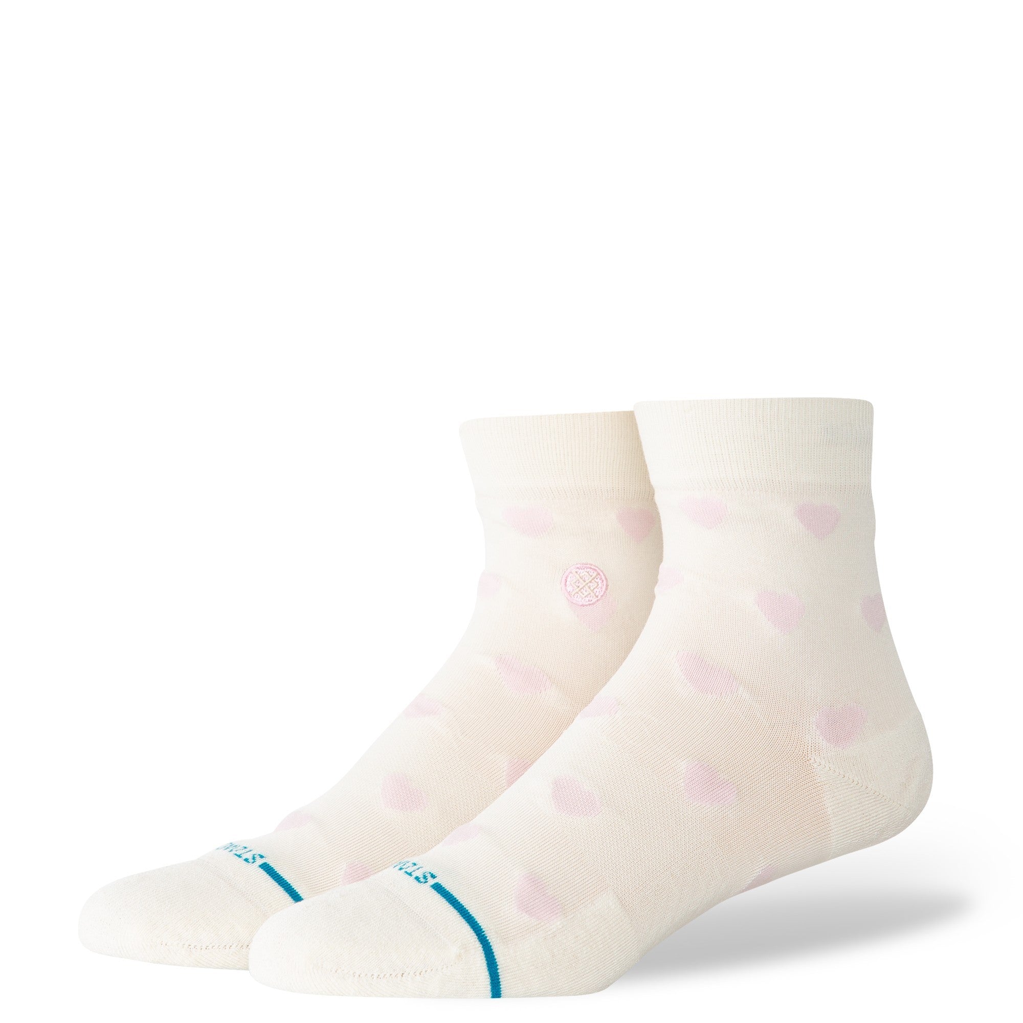 Stance Socks Women Hearts Lowrider Ivory