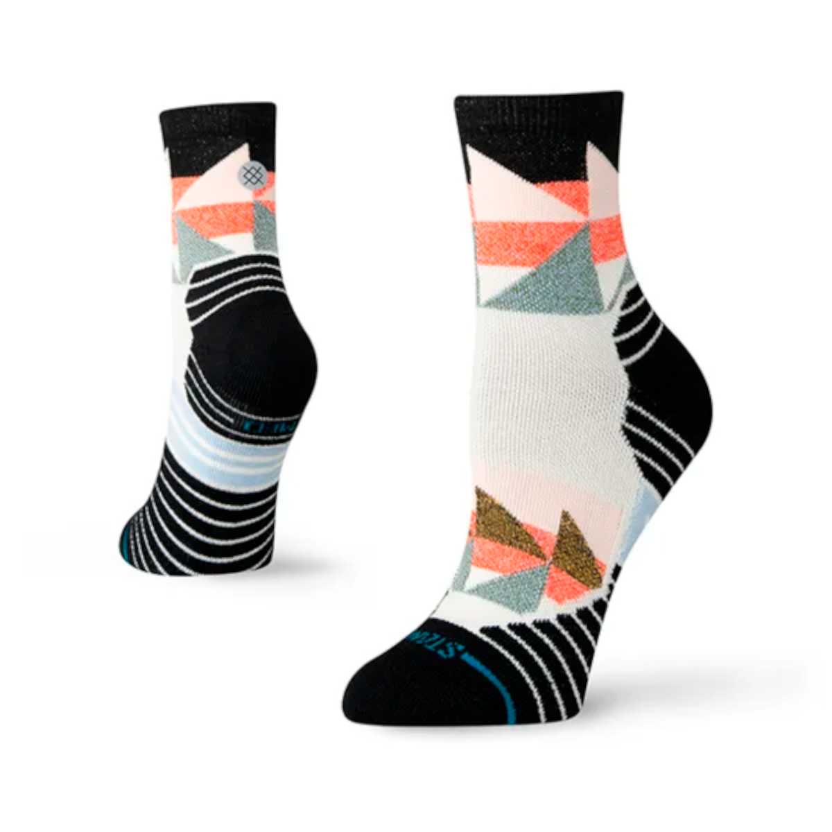 Stance Sock Women Tri Wool Mid Quarter Black