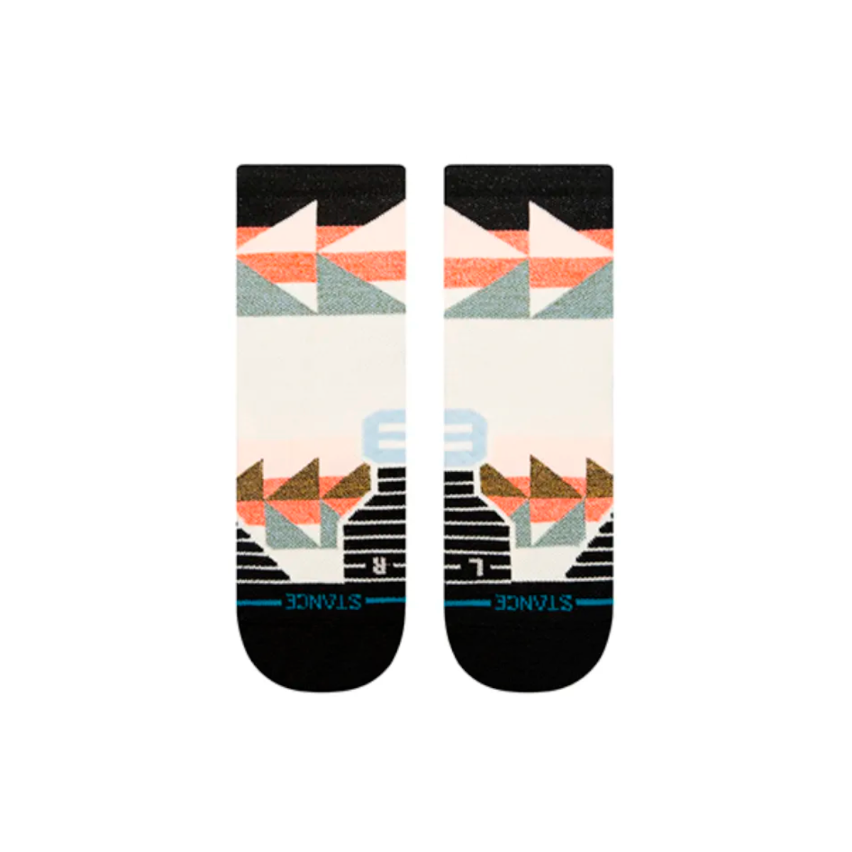 Stance Sock Women Tri Wool Mid Quarter Black