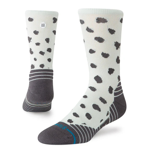 Stance Socks Leopard Mid Crew Light Blue