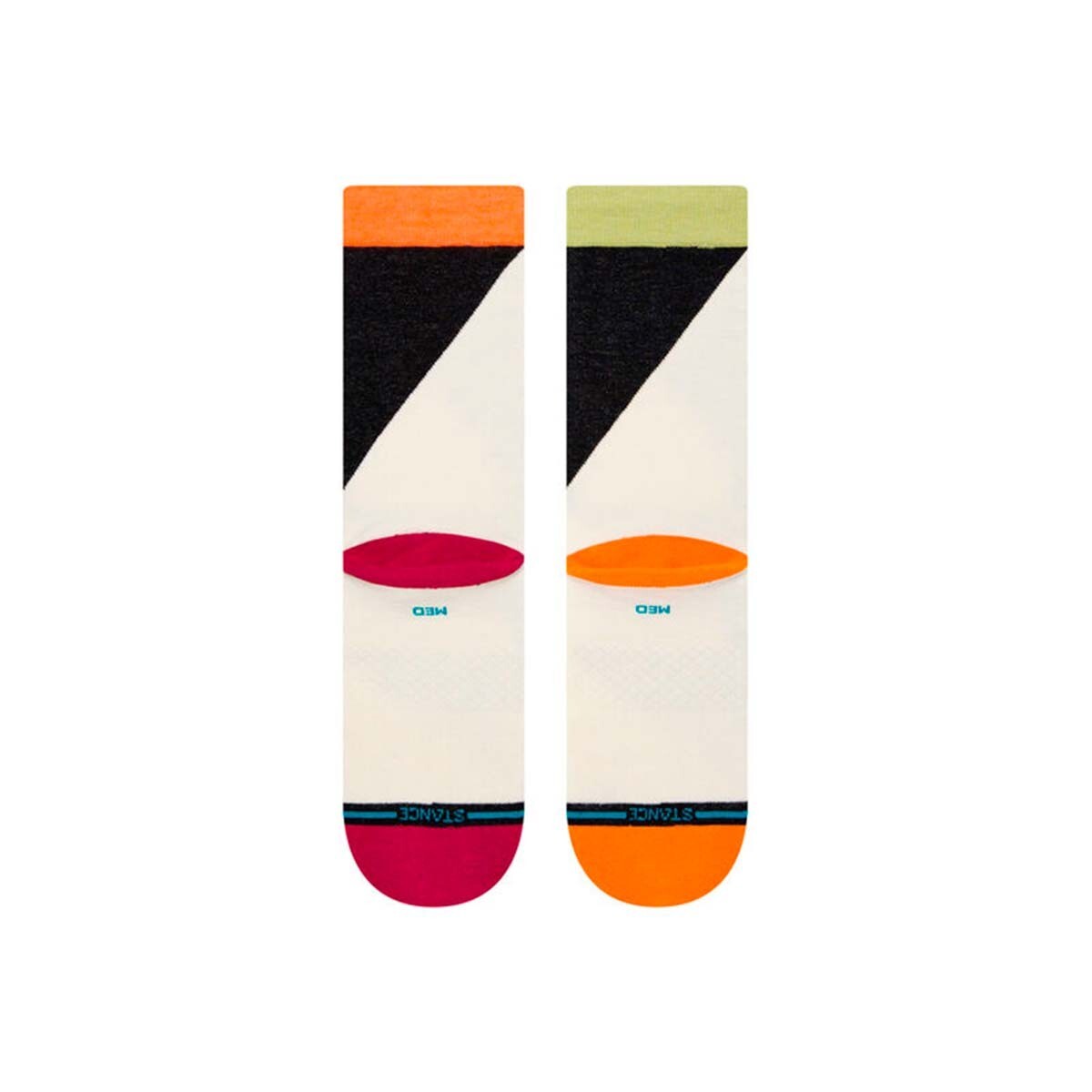 Stance Sock Women Women Flip Side Crew Off White