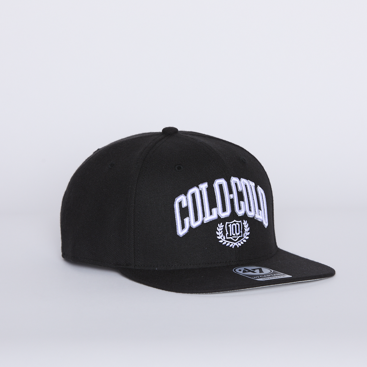 Jockey Colo-Colo 47' Captain Snapback 100 Años Black White