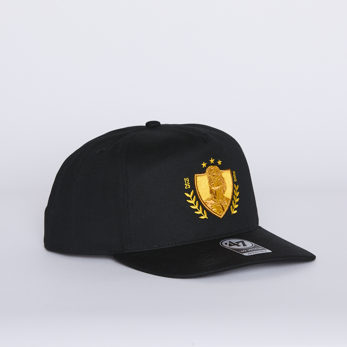 Jockey Colo-Colo 47' Captain Snapback Escudo 100 Años Black Gold