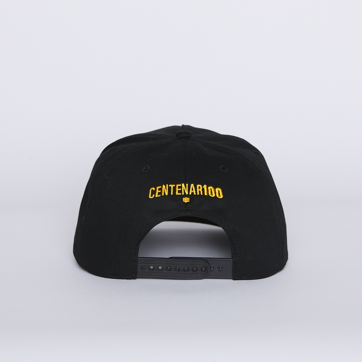 Jockey Colo-Colo 47' Captain Snapback Escudo 100 Años Black Gold