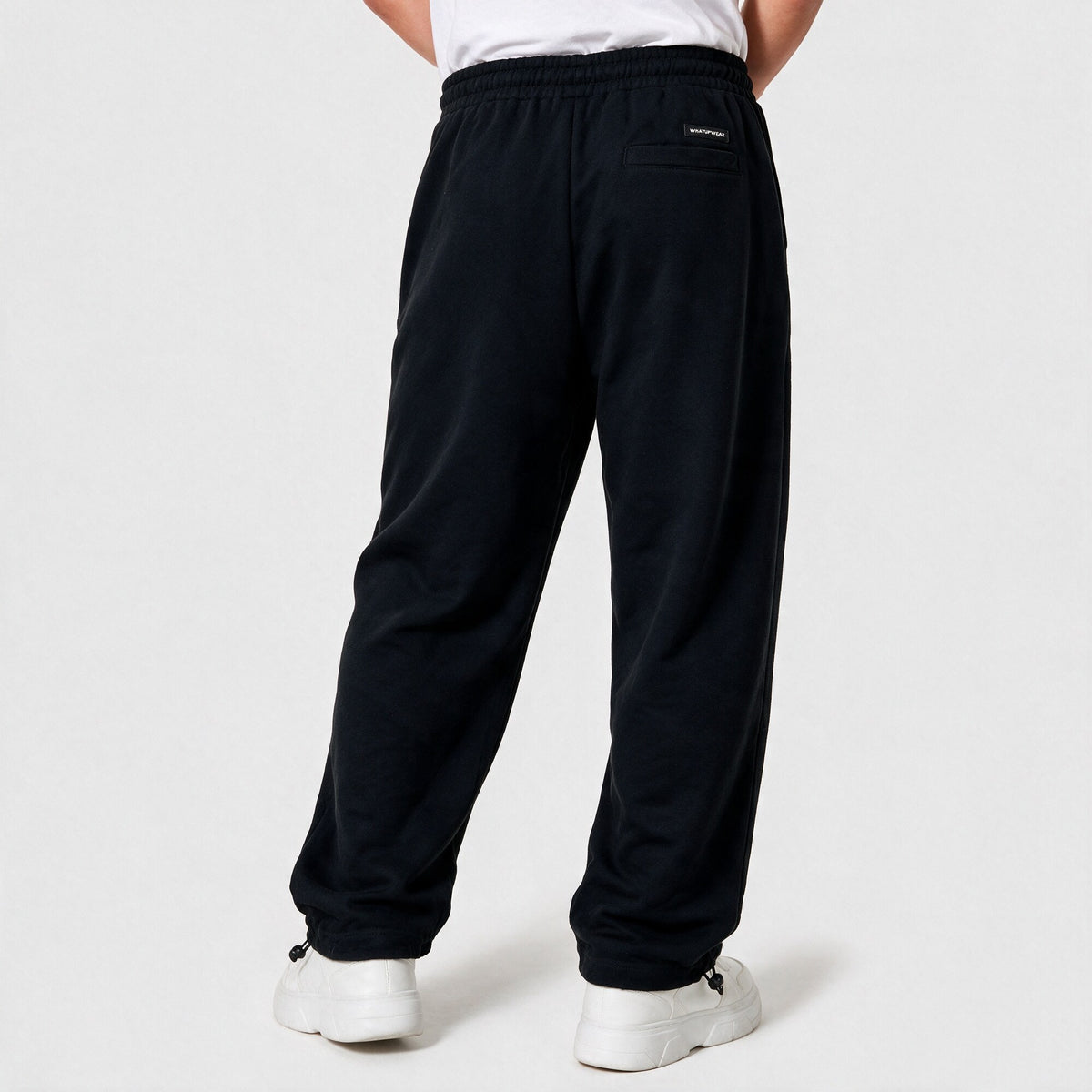 Buzo WhatUp Fleece Regular Negro