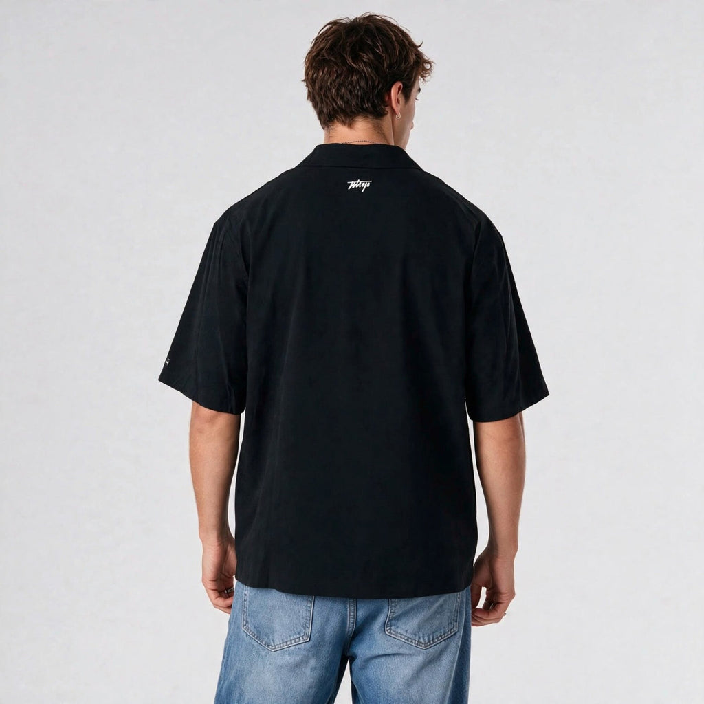 Camisa WhatUp Essential Regular Negro