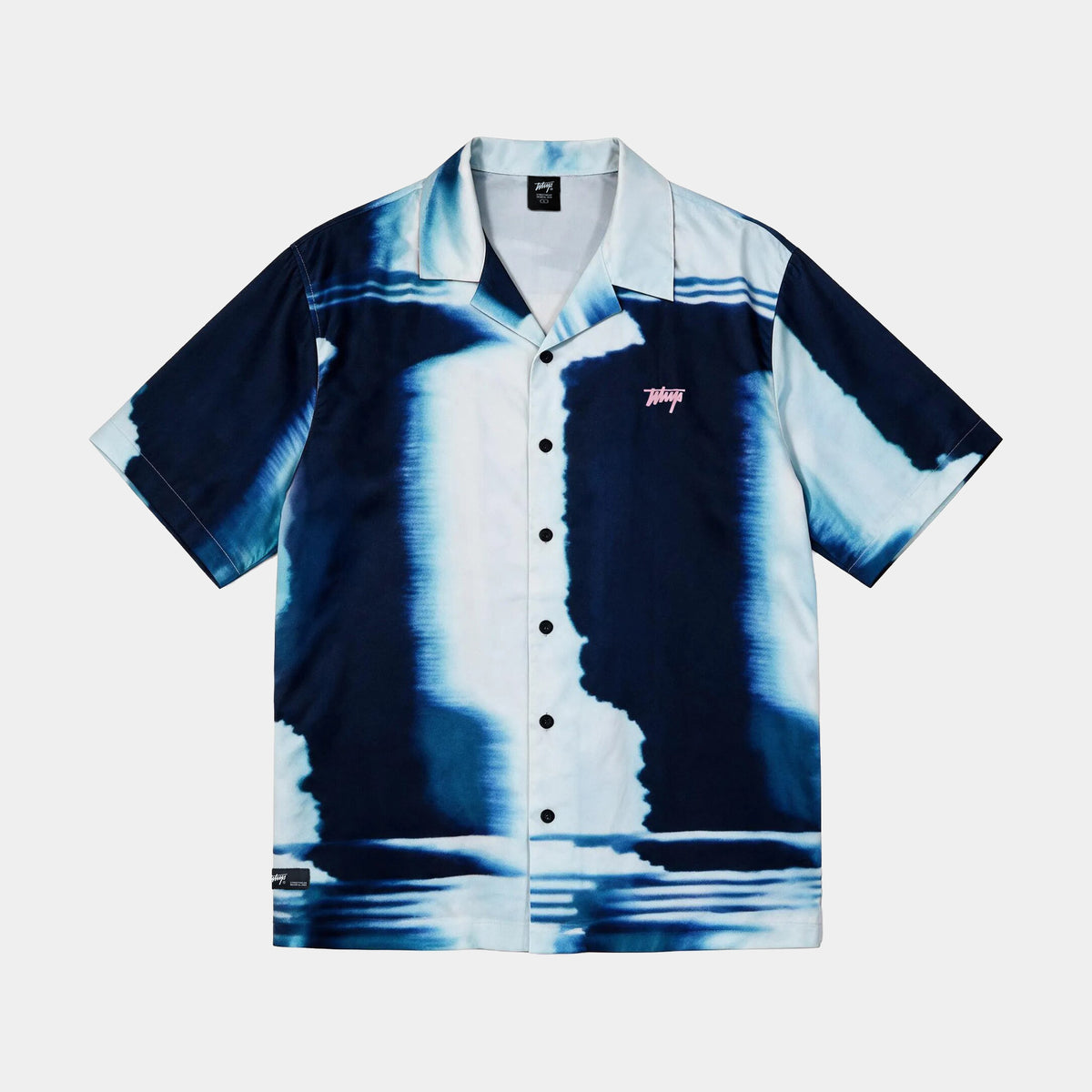 Camisa WhatUp Oversize Box Glitch Negro