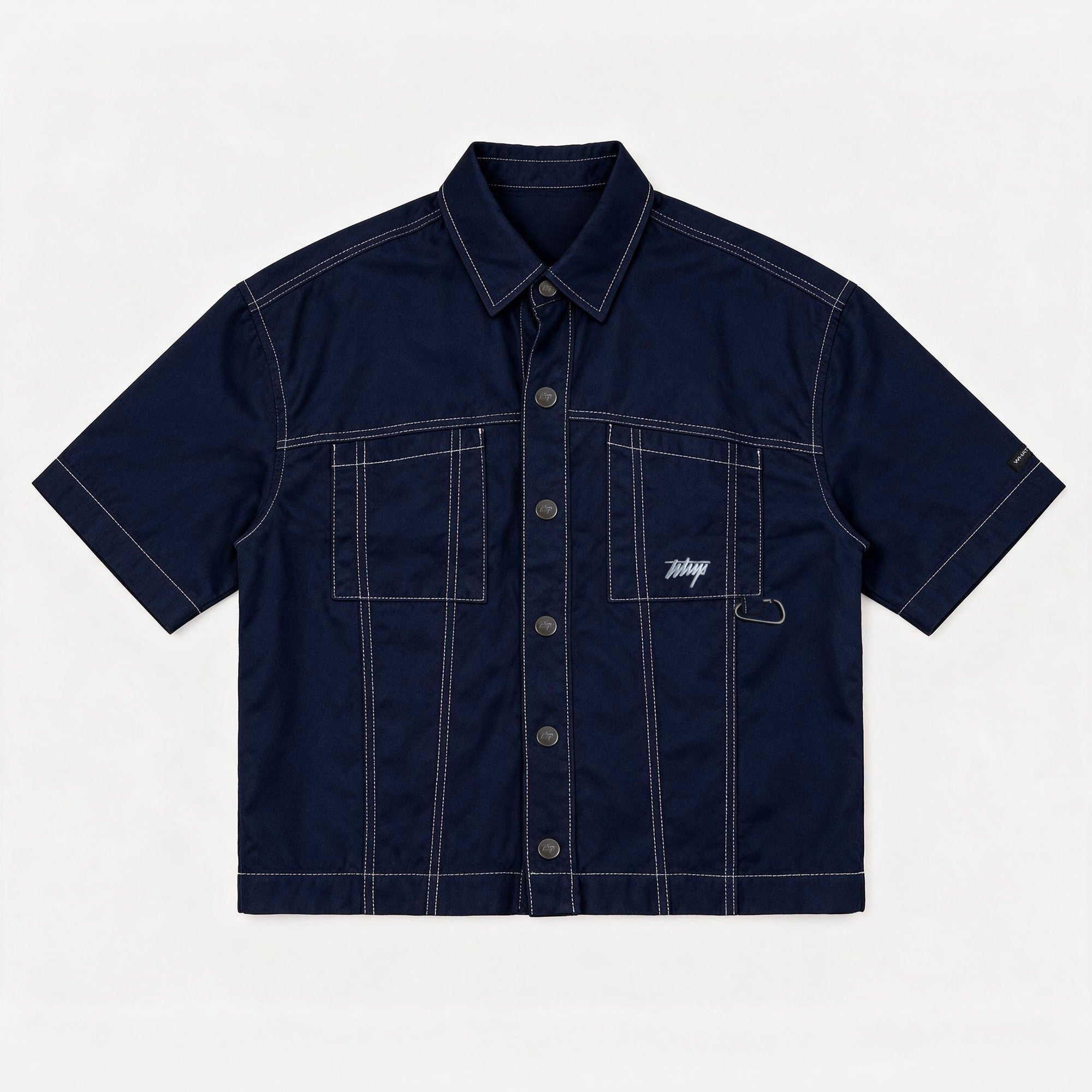Camisa WhatUp Men Demin Blue