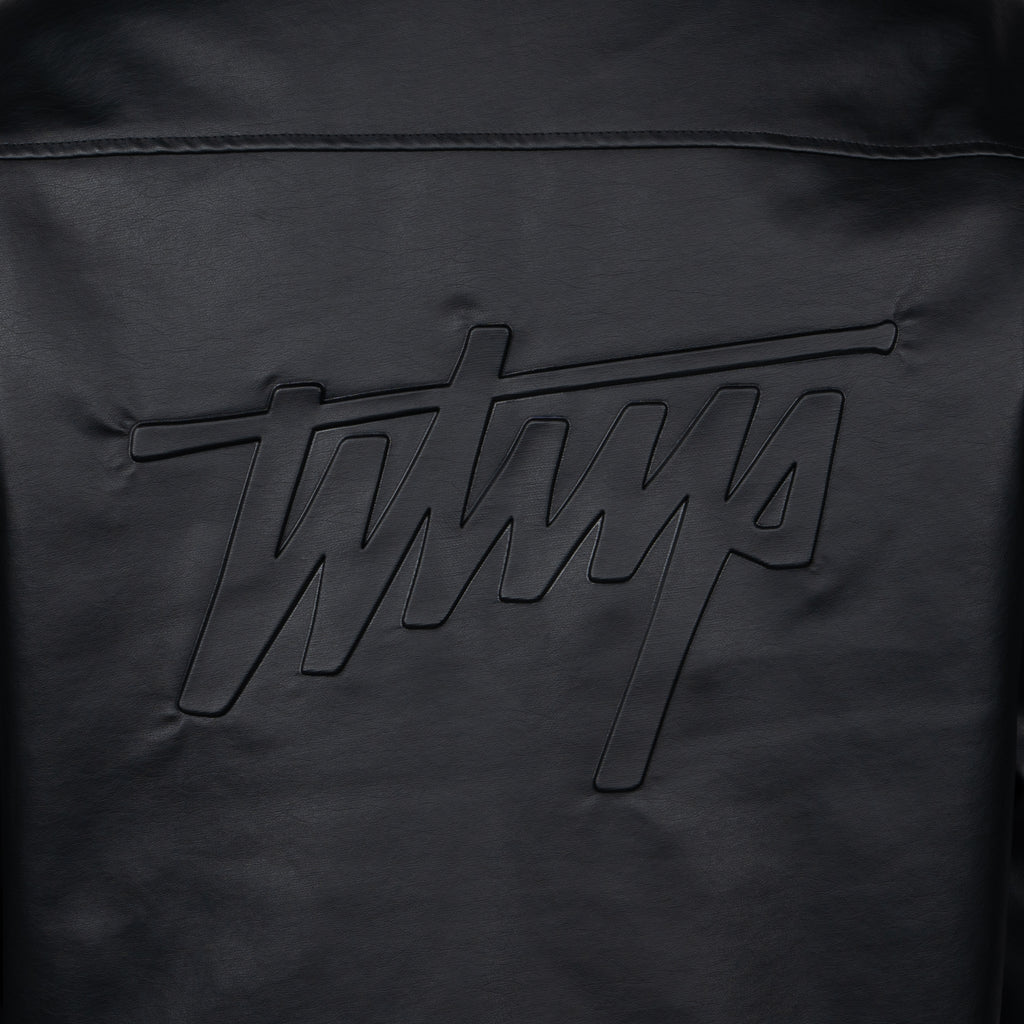 Chaqueta Whatup Hombre Eco Cuero Full Black