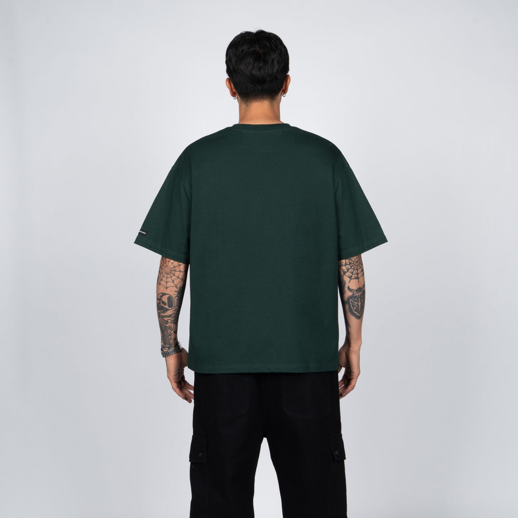 Polera WhatUp Flame Logo Green