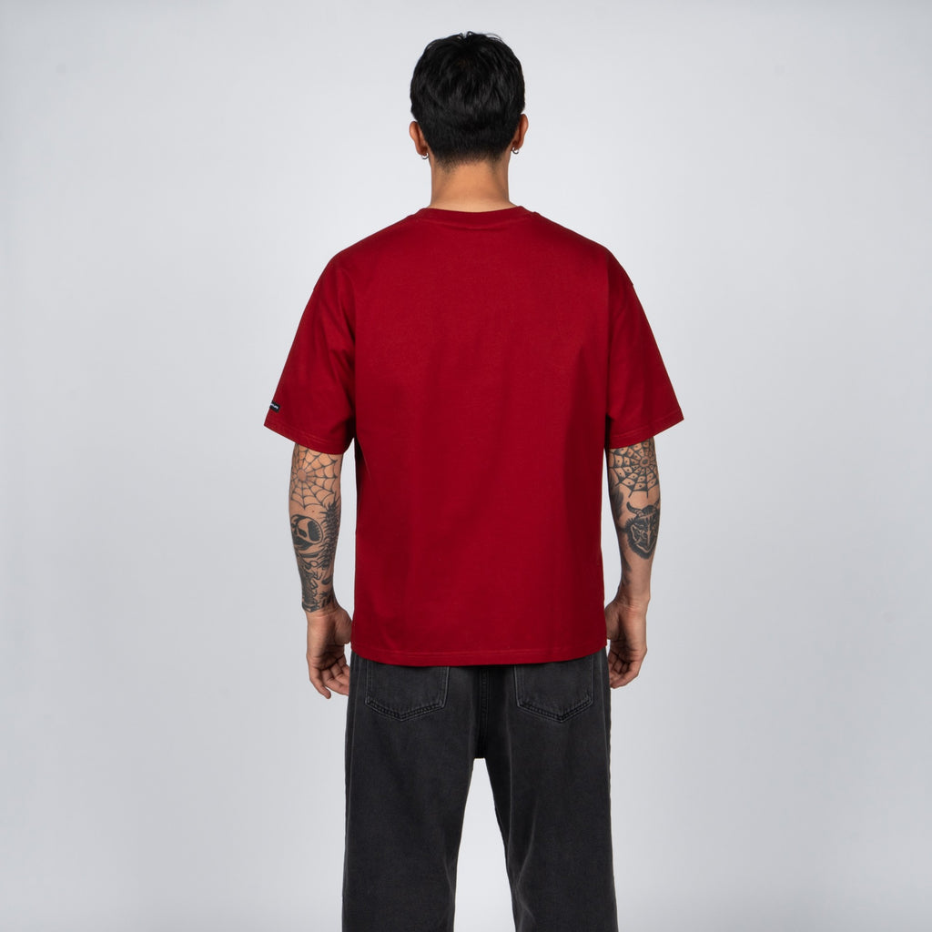 Polera WhatUp Fabric Logo Red