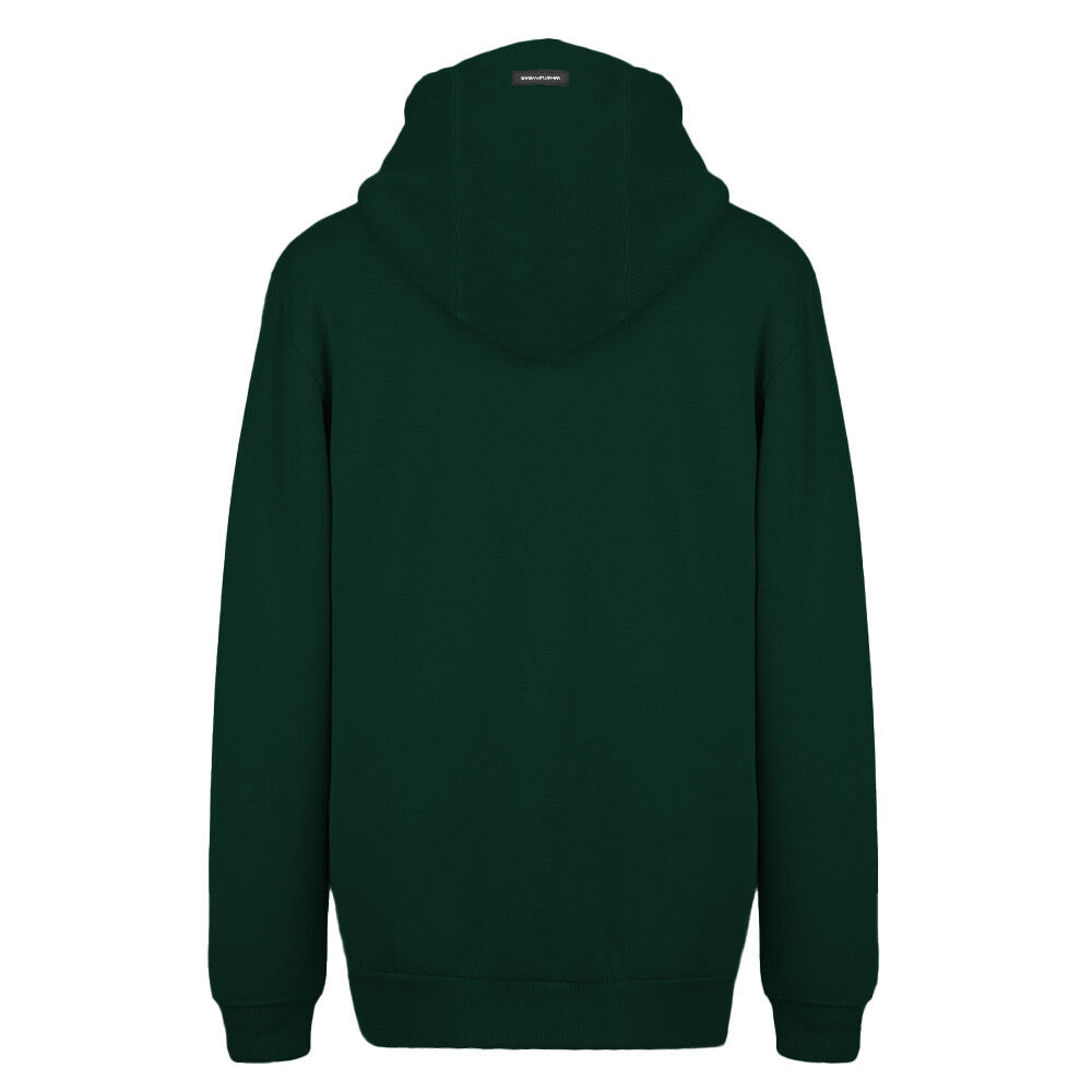 Polerón Whatup Hombre Hoodie Green Logo White