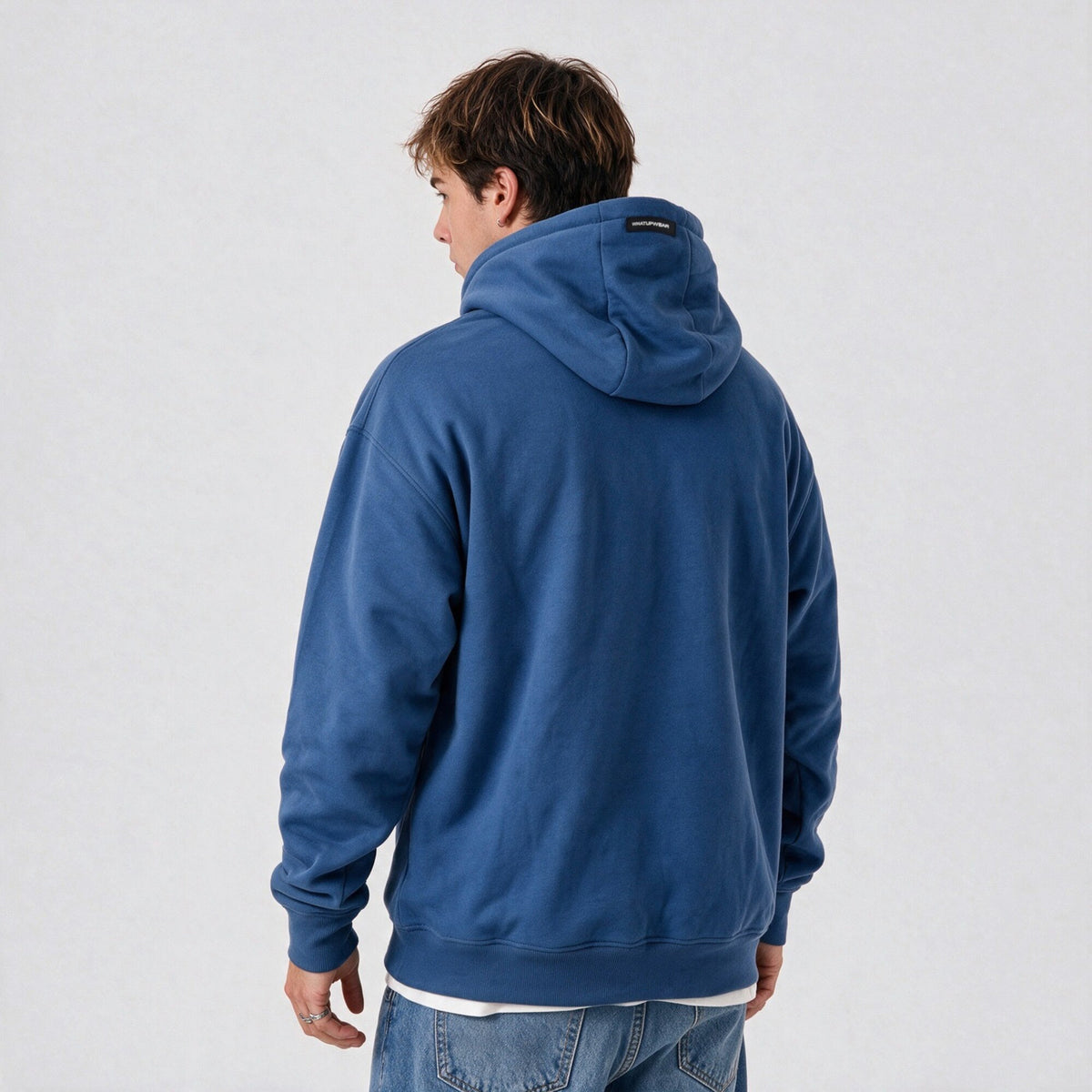 Polerón WhatUp Hoodie Regular Azul