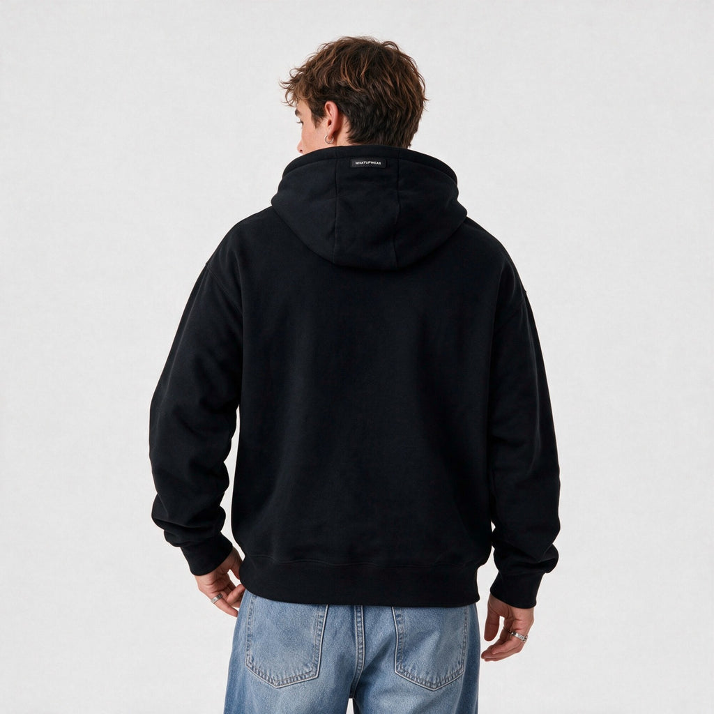Polerón WhatUp Hoodie Regular Negro