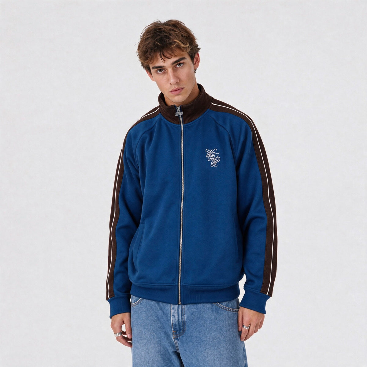 Polerón WhatUp Tracksuit Regular Full Zipper Azul
