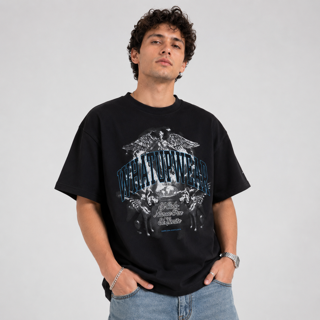 POLERA WHATUP V2512 NEGRO