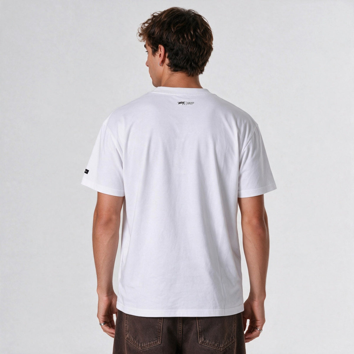 Polera WhatUp Classic Logo Regular Blanco