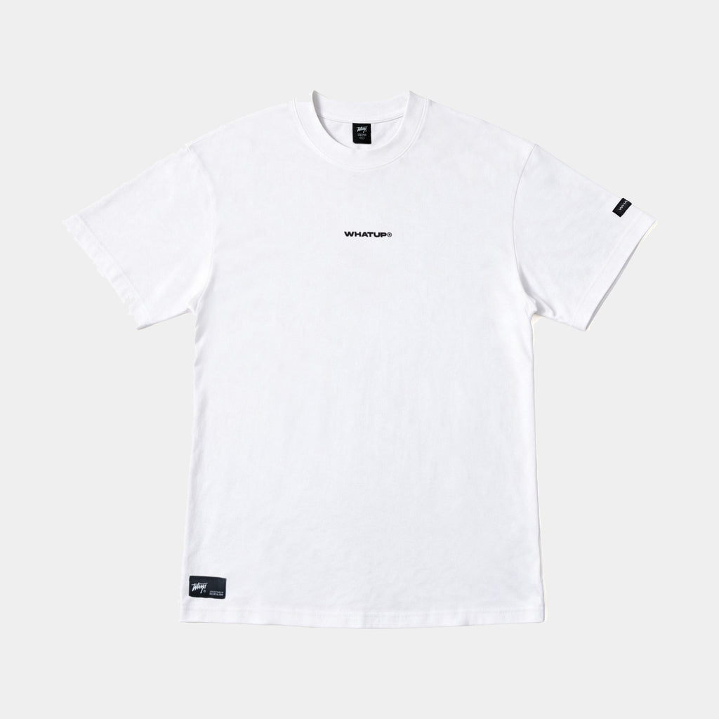 Polera WhatUp Classic Logo Regular Blanco