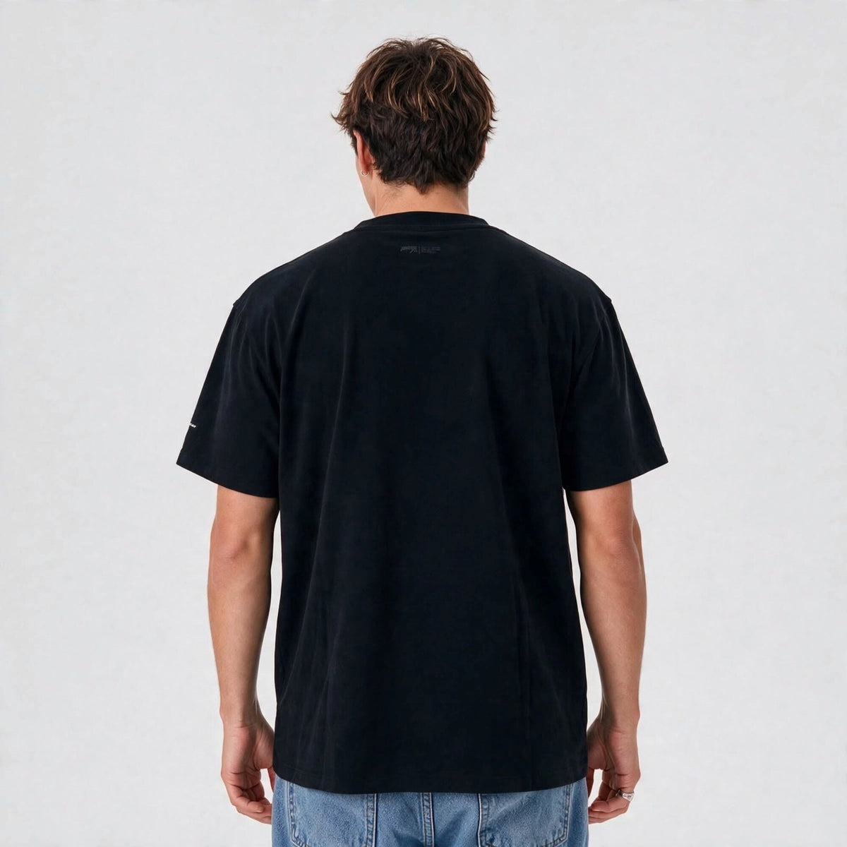 Polera WhatUp Classic Logo Regular Negro