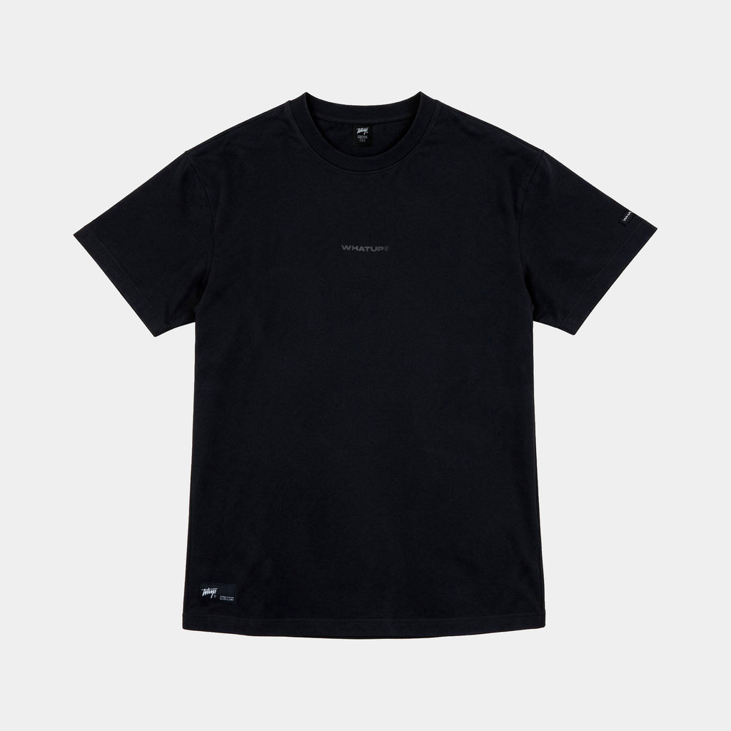 Polera WhatUp Classic Logo Regular Negro