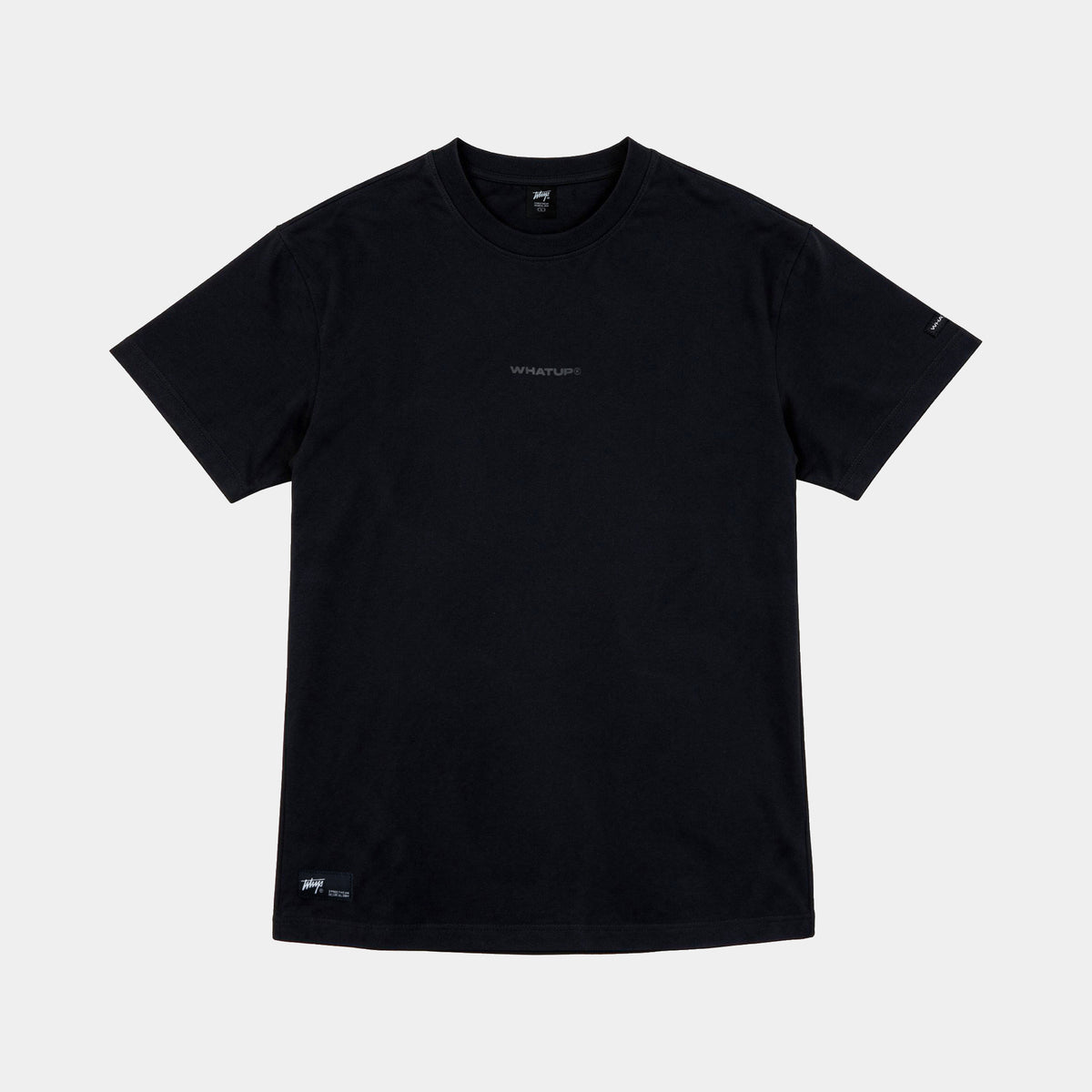 Polera WhatUp Classic Logo Regular Negro