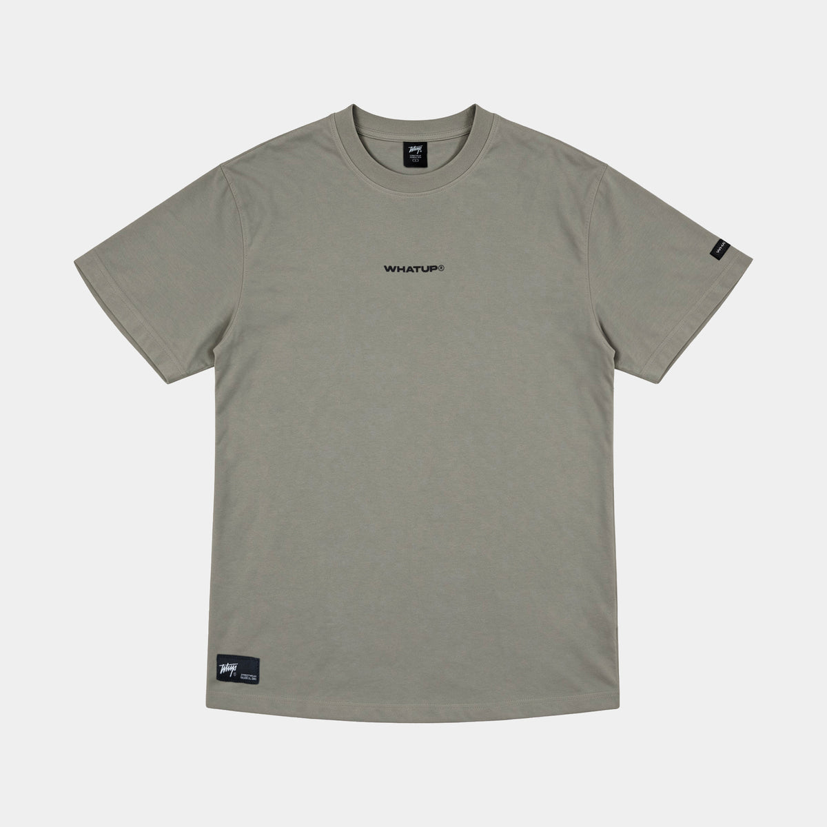 Polera WhatUp Classic Logo Regular Verde Oliva