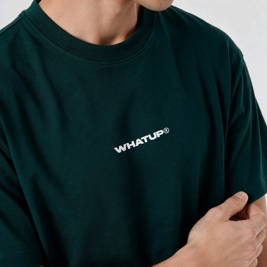 Polera WhatUp Classic Logo Regular Verde