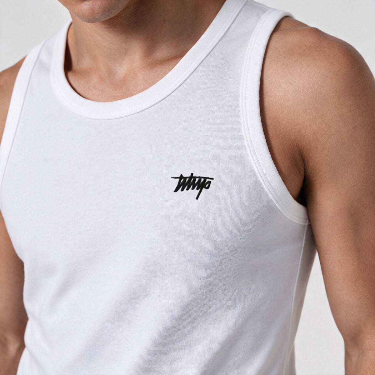 Polera WhatUp Tank Ajustada Blanco