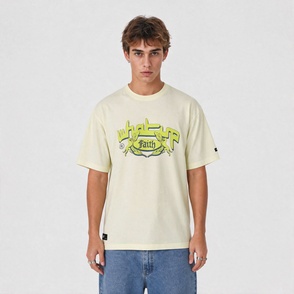 Polera WhatUp Oversize Box Faith Beige