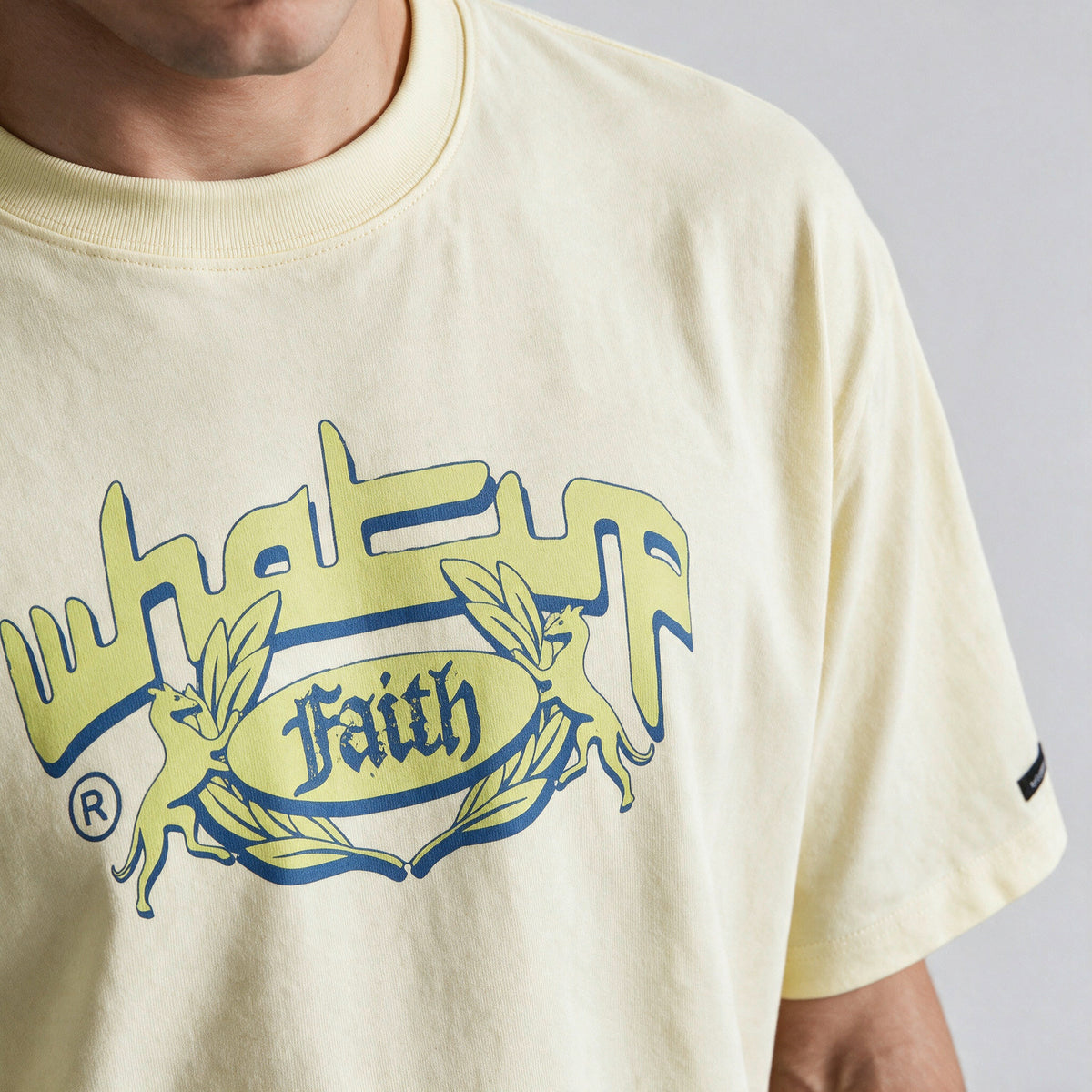Polera WhatUp Oversize Box Faith Beige